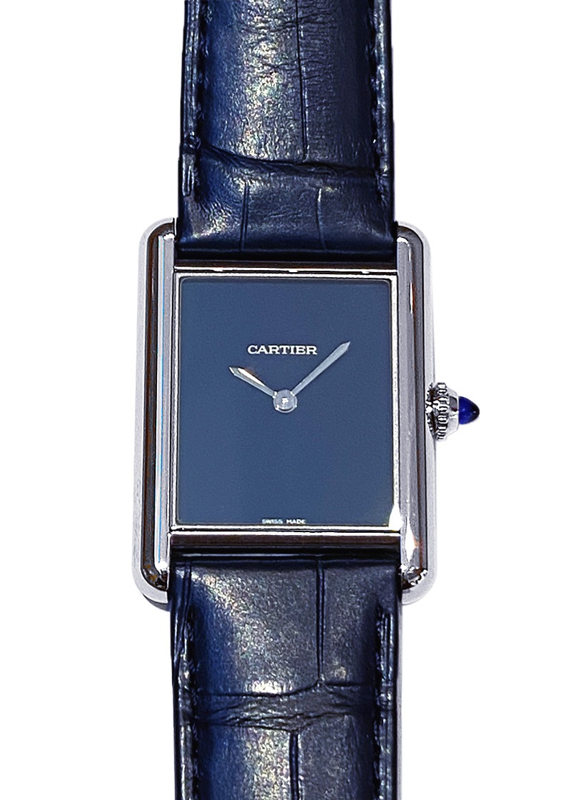 未使用品】ジャガー・ルクルト アリゲーター ストラップ ブルー 婦人用