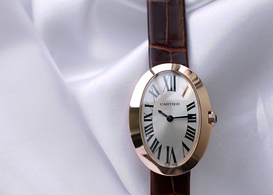 カルティエ CARTIER ベニュワールSM レディース クォーツ 腕時計 PG/革 シルバー文字盤 W8000007 美品 新入荷 CA0436 Cartier - カルティエ CARTIER ベニュワールSM レディース クォーツ