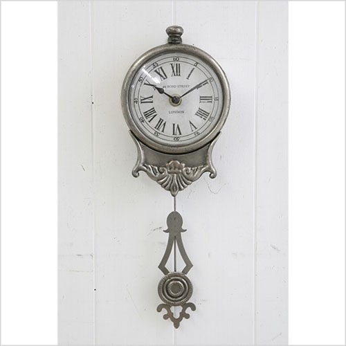 アンティークシルバークロック