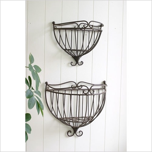 クラシカル・ウォールバスケット L (S)