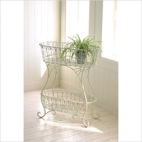 マルシェ・2段スタンドバスケット