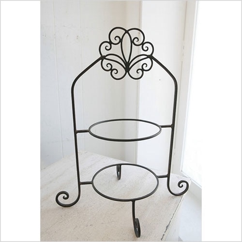 ツーティアプレートスタンド