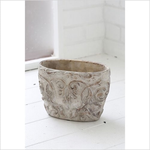 クレスト・オーバルポット