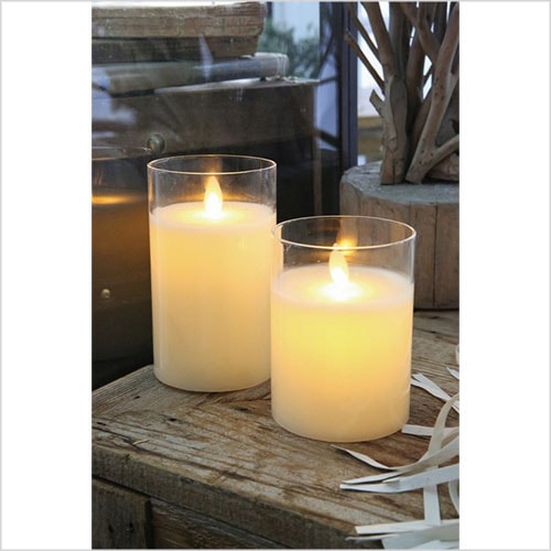 LEDグラスカバーキャンドル L | ライティング・キャンドル | COVENT