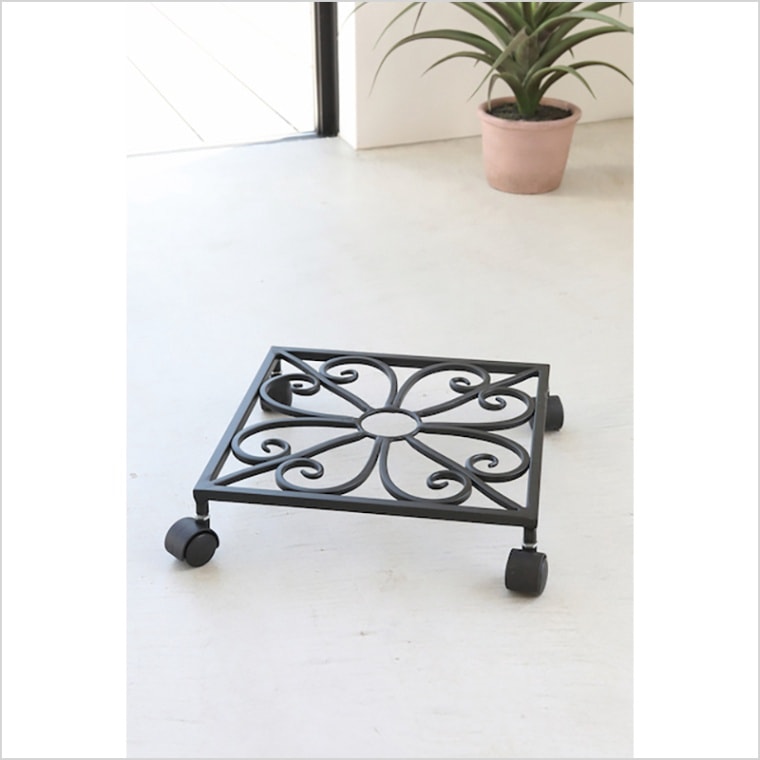 スクエア・キャスターポットスタンド