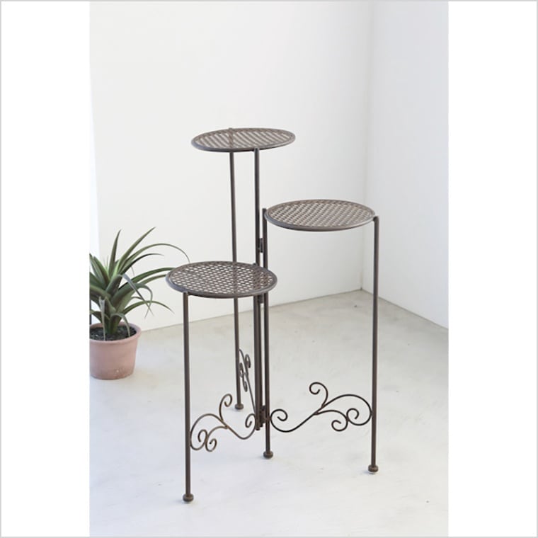 ラスティ・トリポットガーデンスタンド