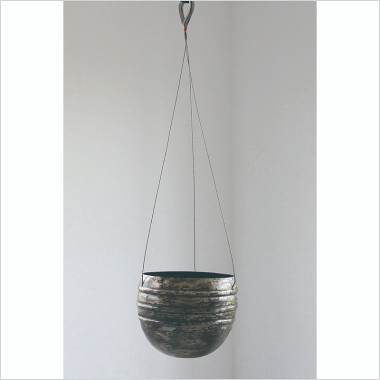 ラスティ・メタルハンギングカップ