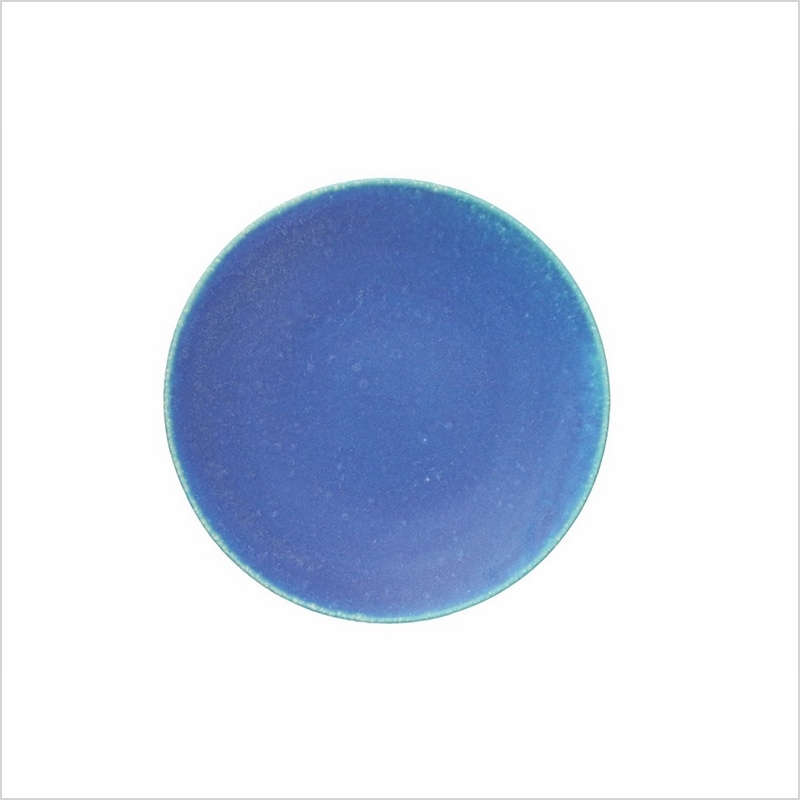 瑠璃・22cm皿