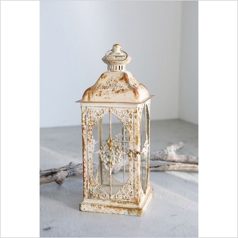 ★フランス★アンティークランタン★大、小　2個セット★おもてなしにも最適です✨ led ランタン アンティーク 通販 アンティーク風 ランタンライト