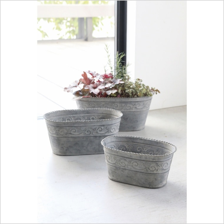 ハート植木鉢2点 26×34 ハート植木鉢2点 26×34