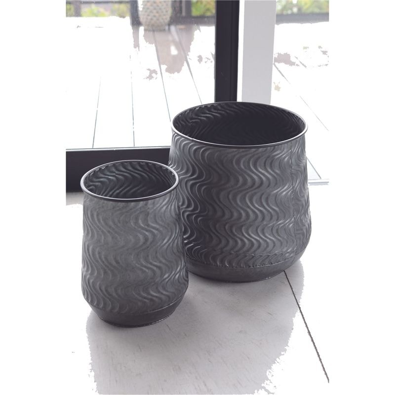 ウェーブ・ラウンドポット L (S)