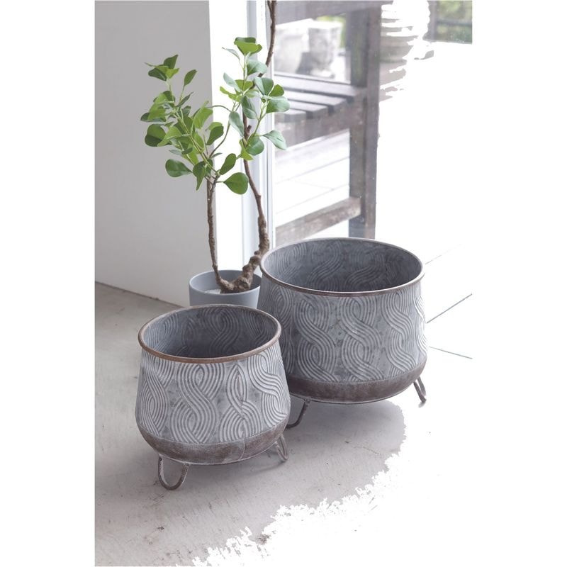 インタ・ホワイトレッグポット L (S)