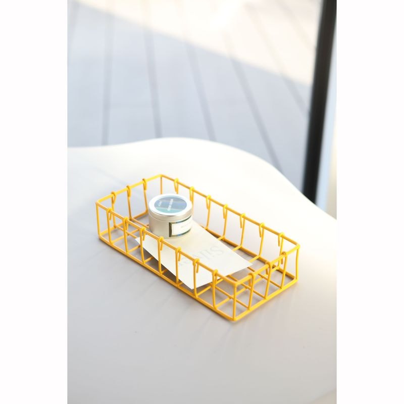 ワイヤートレイ yellow