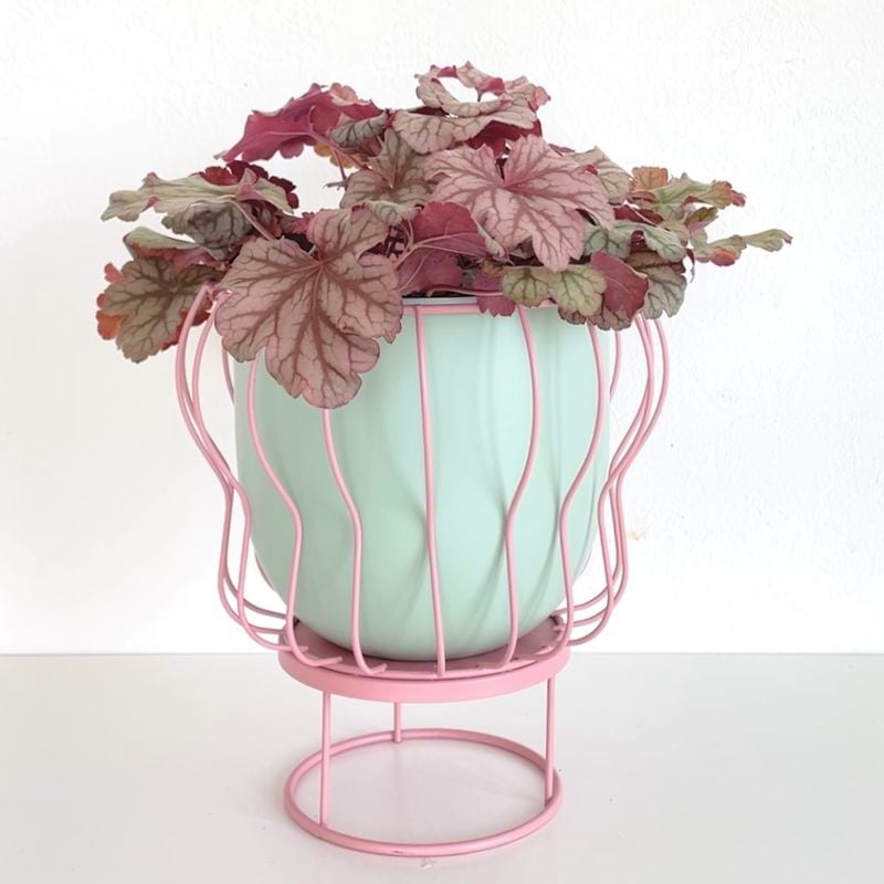 ワイヤー2WAYポット pink