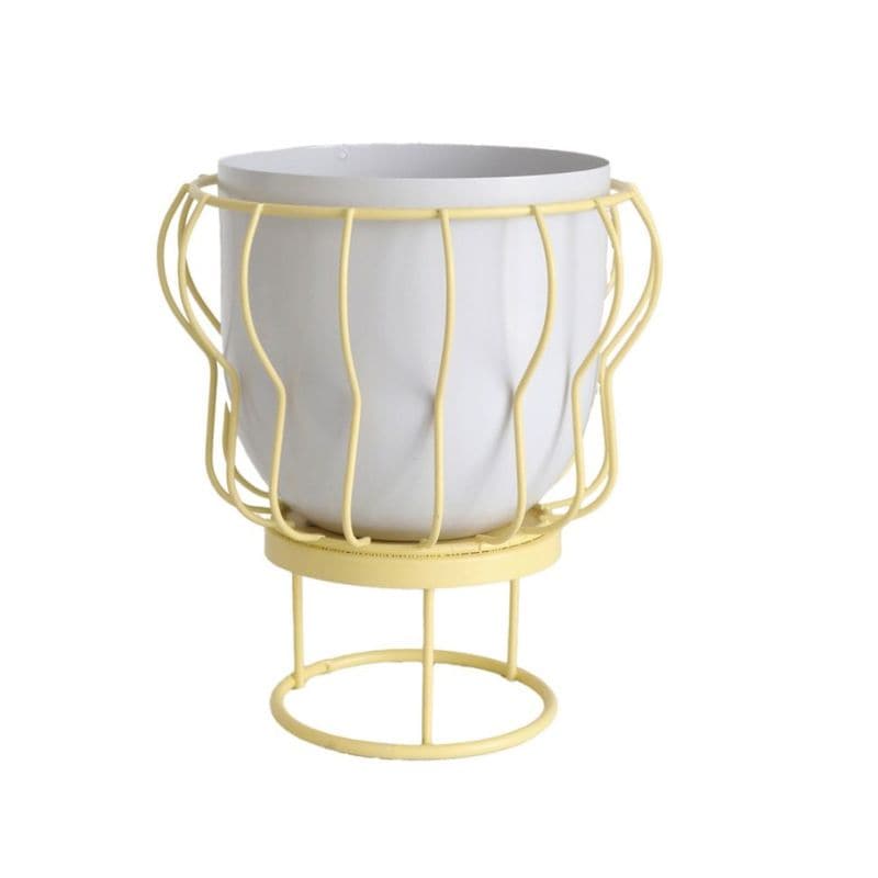 ワイヤー2WAYミニポット yellow