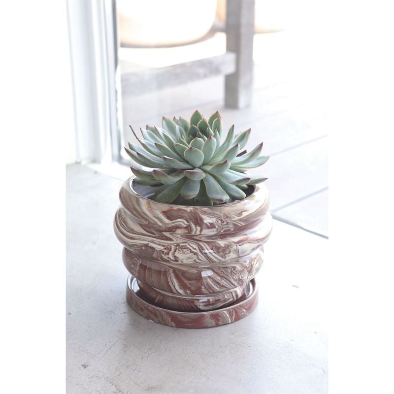 ケトールポット マーブル L