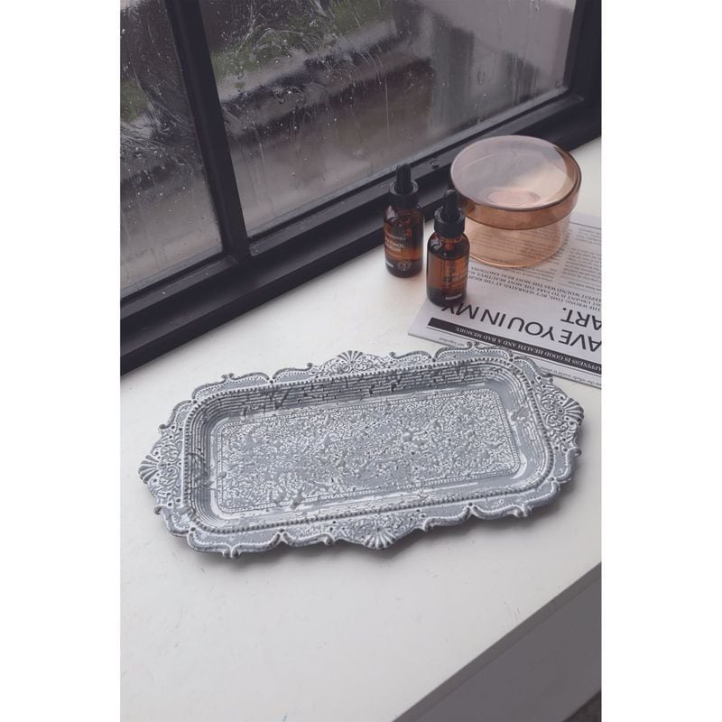 ダマスクレース・トレー　レクト