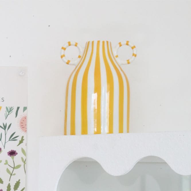 ストライプハンドルベース yellow