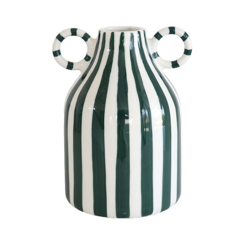 ストライプハンドルベース green