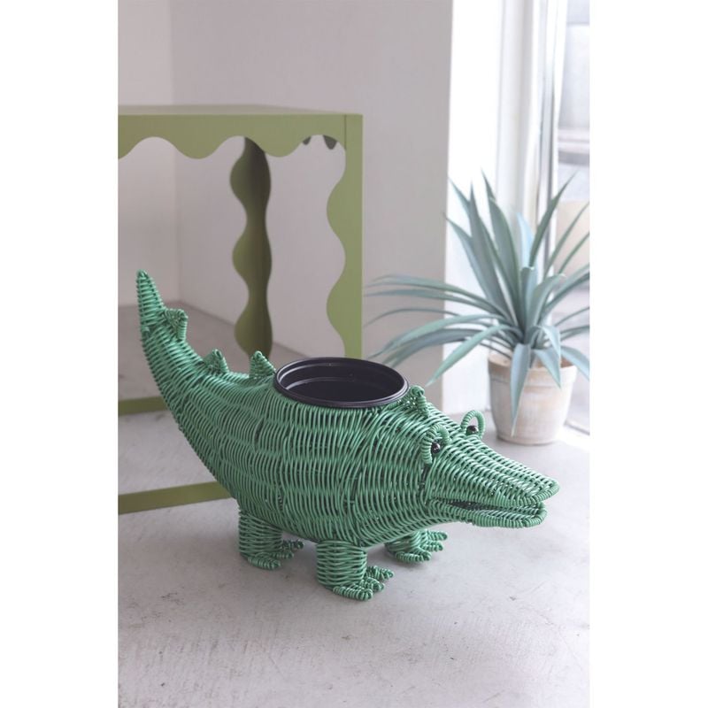 クロコ・バスケットプランター