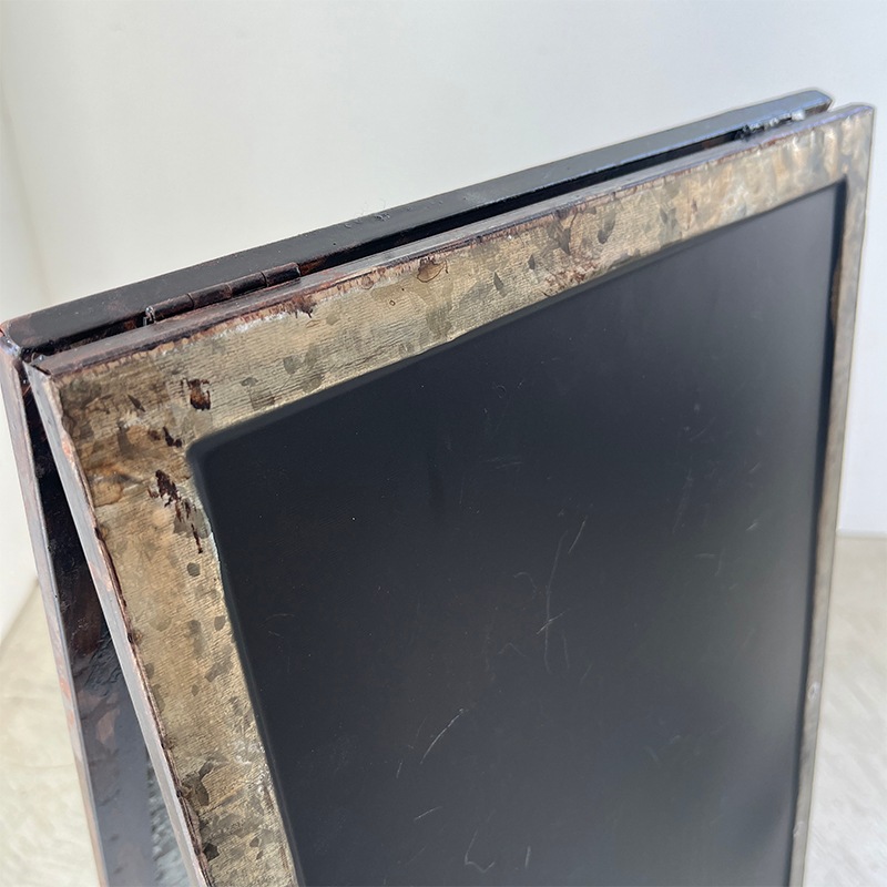 極美品　JNH キャンバスガーデンミドル　ブラック レースカーテン ブラックレース 100×88～148cm 2枚組
