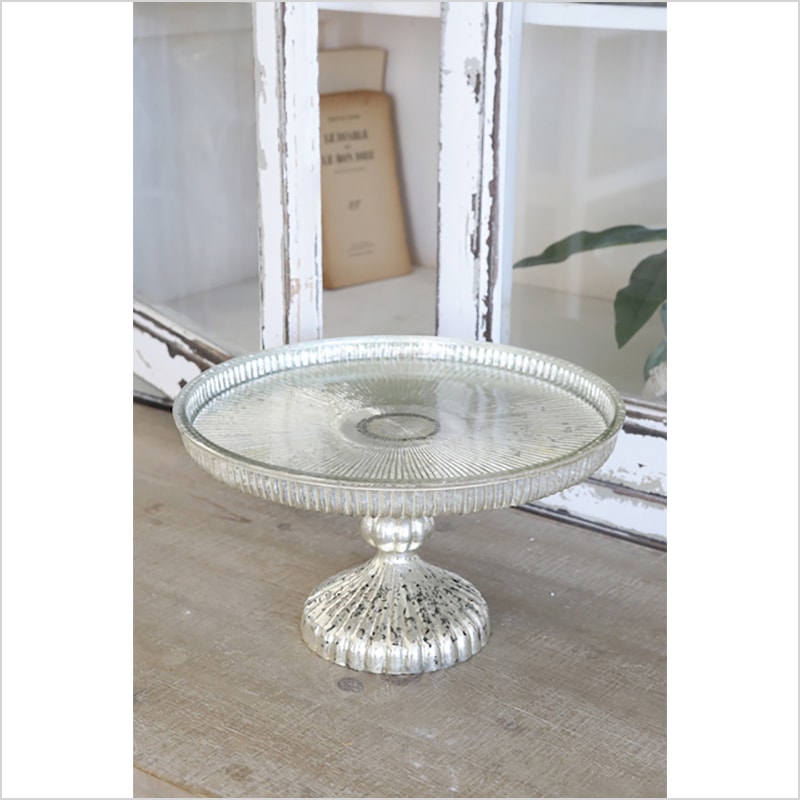 シルバーエッジラージコンポート | フラワーコンポート | COVENT