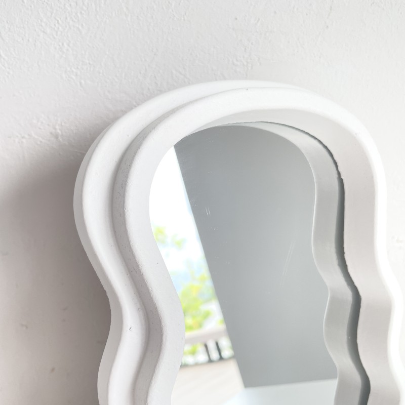 ウェーブミラー white | ミラー | COVENT GARDEN Bazaar Online Shop