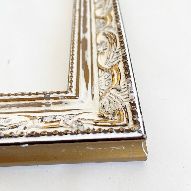 クラシカル フォトフレーム ＊ ホワイト ゴールド