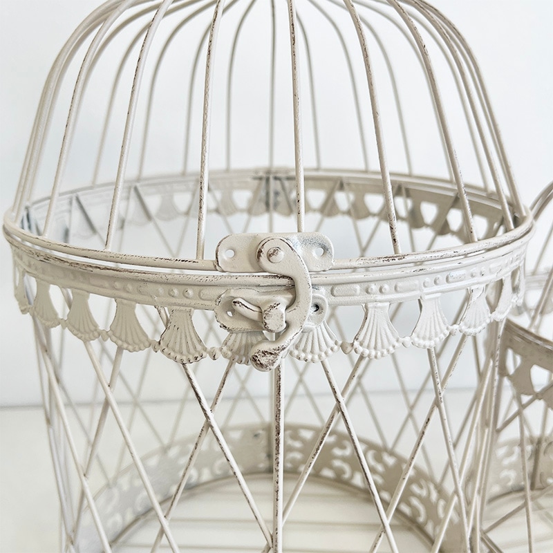 ホワイトワイヤーケージ L (M,S) | プランツケージ | COVENT GARDEN