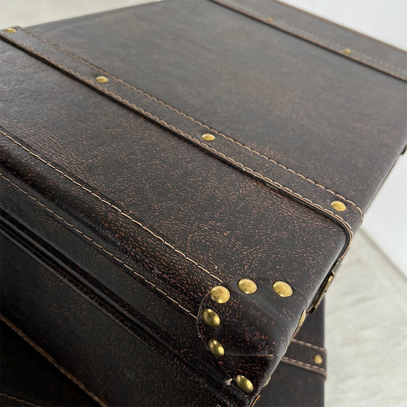 バックルボタン・ラージレザートランクL (S) | トランクボックス・収納