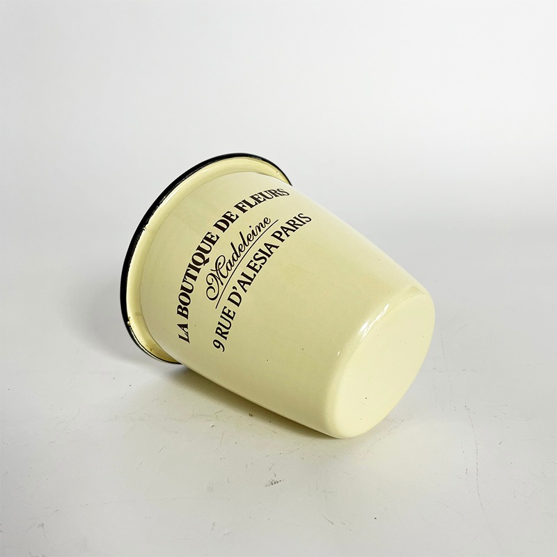 エナメル・クリームポット L | ガーデン雑貨 | COVENT GARDEN Bazaar