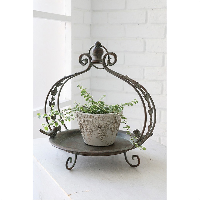アイアンリーフ・スタンドトレー | ガーデン雑貨 | COVENT GARDEN