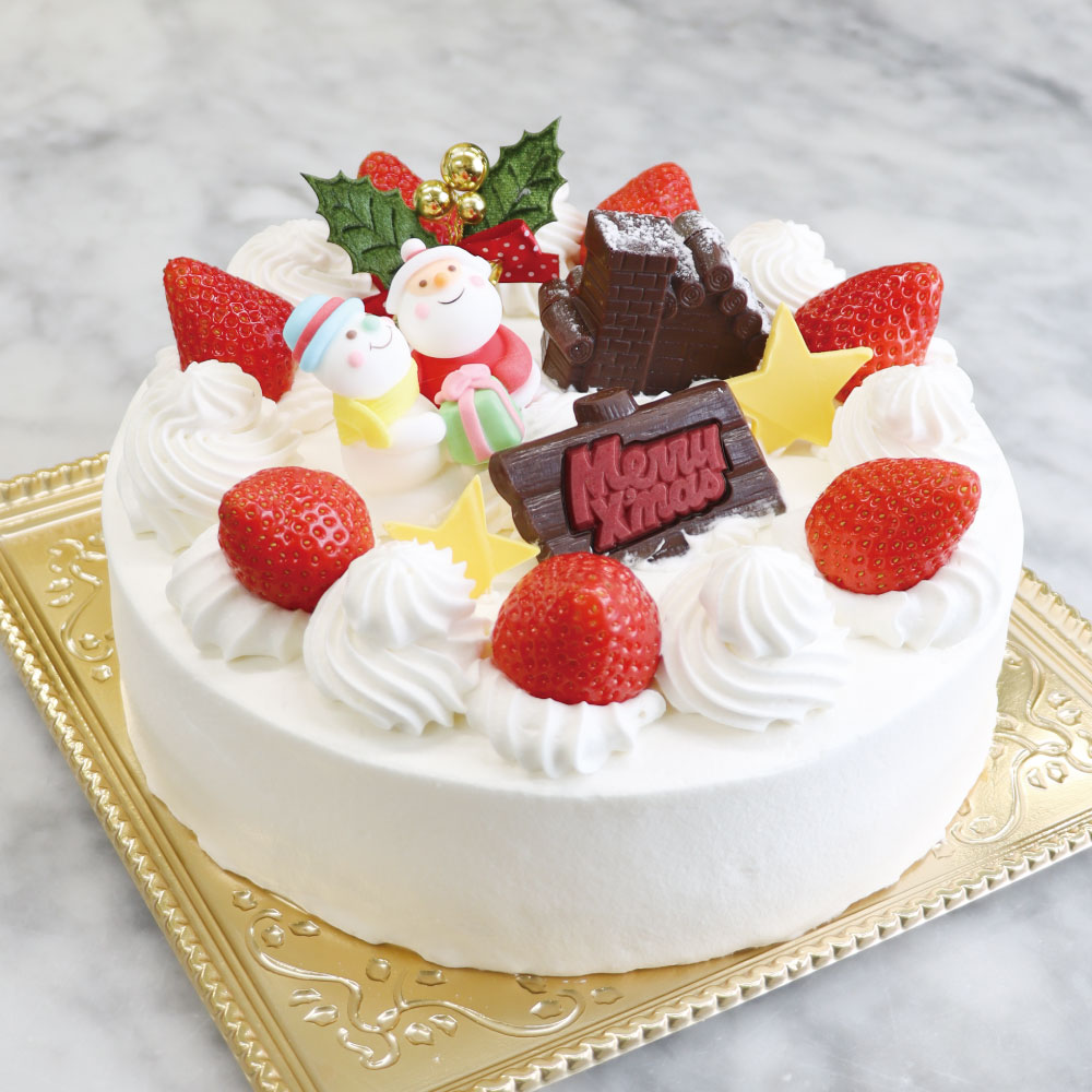 【店頭受取】ホワイトクリスマス21cm
