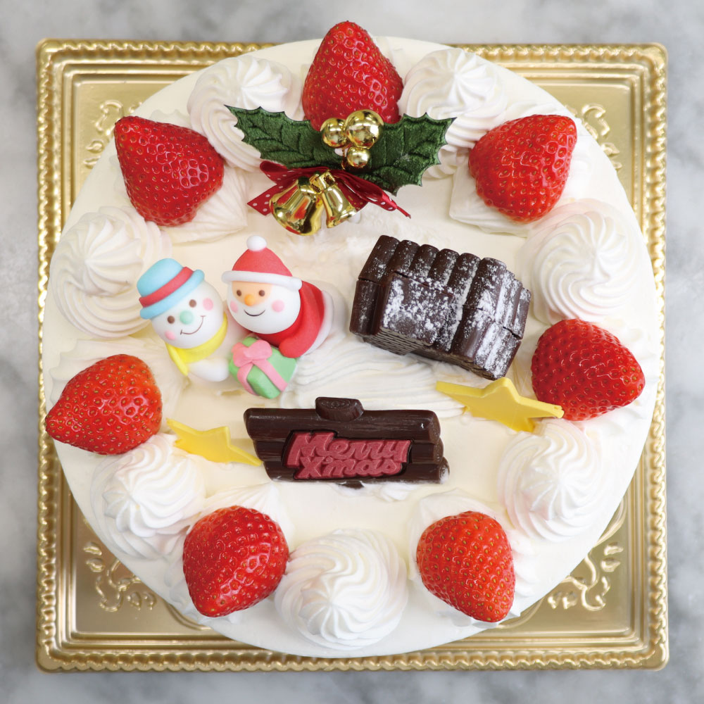 【店頭受取】ホワイトクリスマス21cm