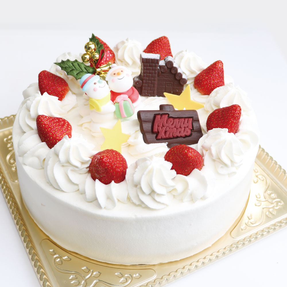 【店頭受取】ホワイトクリスマス24cm