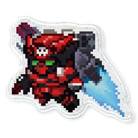 コンパス HM-WA100ニーズヘッグ アクリルステッカー コンパス 戦闘摂理解析システム_HM-WA100 ニーズヘッグ Ani-Art
