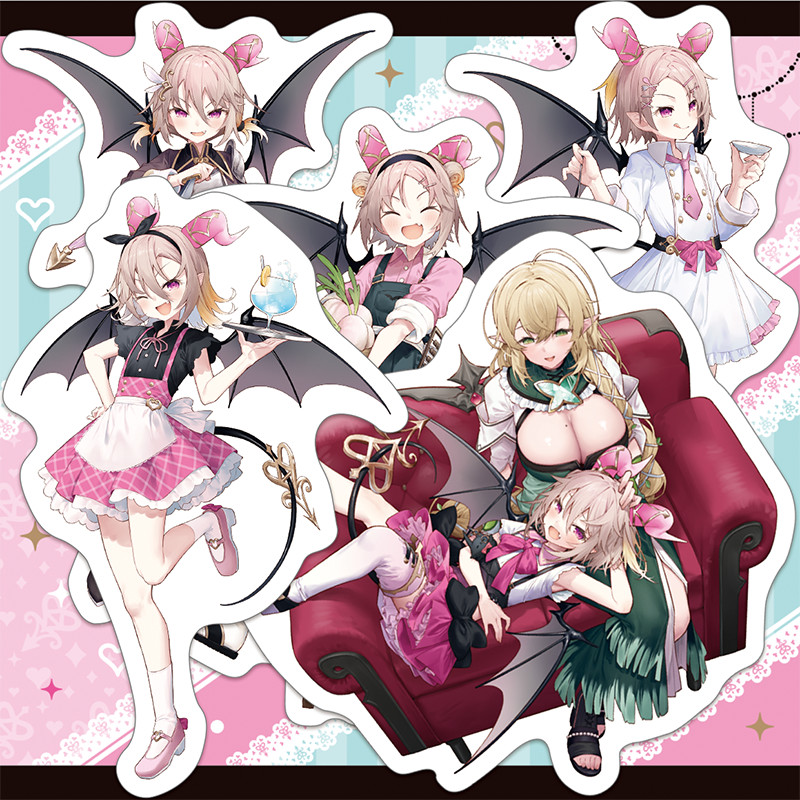 フレークシール5種セット ver.小説ラヴィ(#コンパス版） | 商品一覧