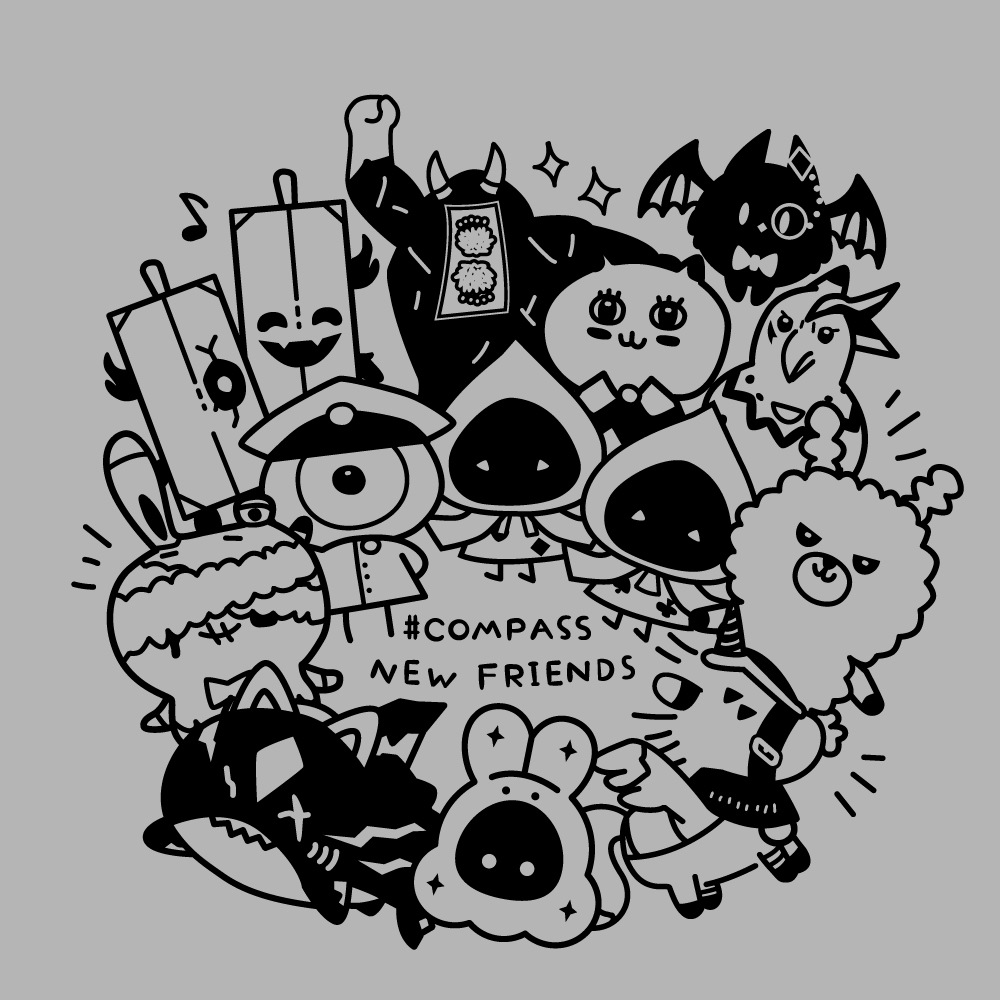コンパスフレンズ　パーカー CP'24（ver.#コンパスフレンズ） | すべての商品 | #コンパスマート