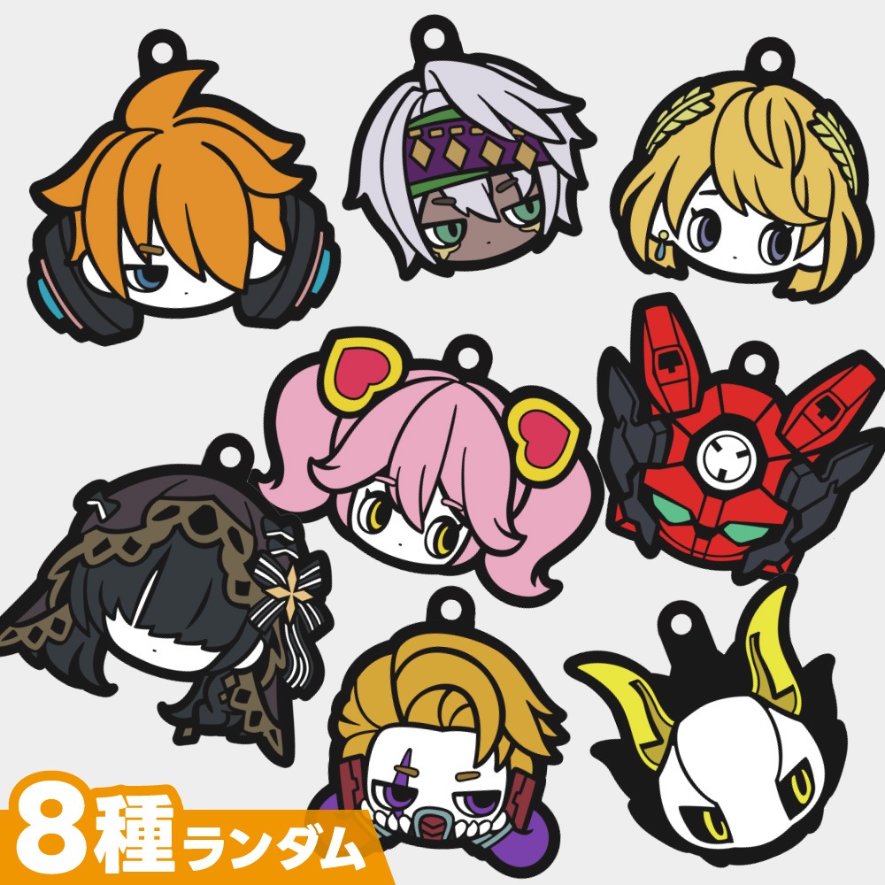 ラバーストラップ（ver.ポッピンヒーローズ-F） | 街キャラバン福岡