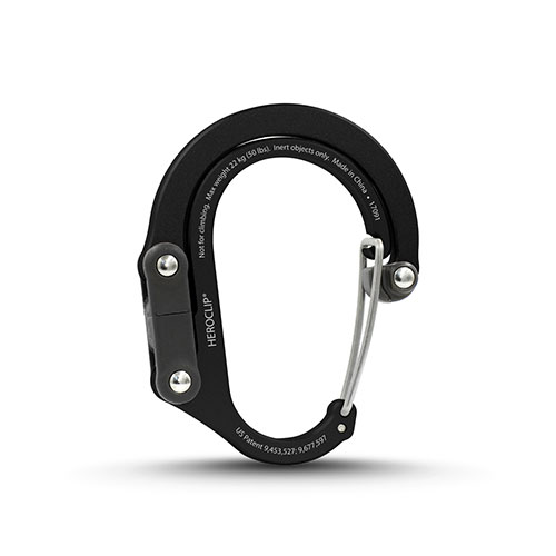 ��HEROCLIP�˥ҡ���������å� HEROCLIP Small Stealth Black