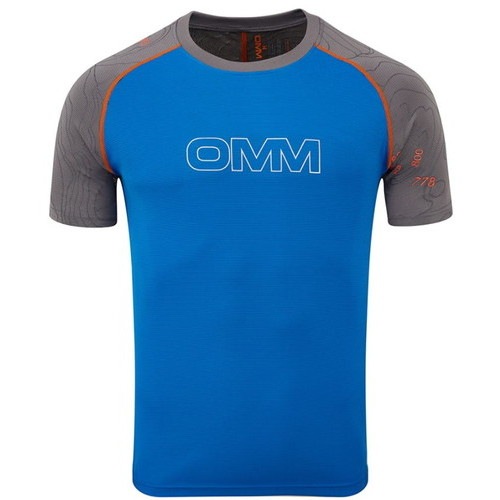 (OMM) Flow Tee(Blue/Grey) S