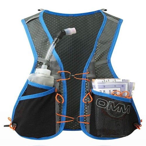 (OMM) オリジナルマウンテンマラソン TRAIL FIRE VEST（BL/GY)-クロスキャンパー ECショップ