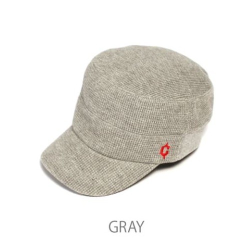 (clef)���� RB3357 KNT RIB WORK CAP GRY