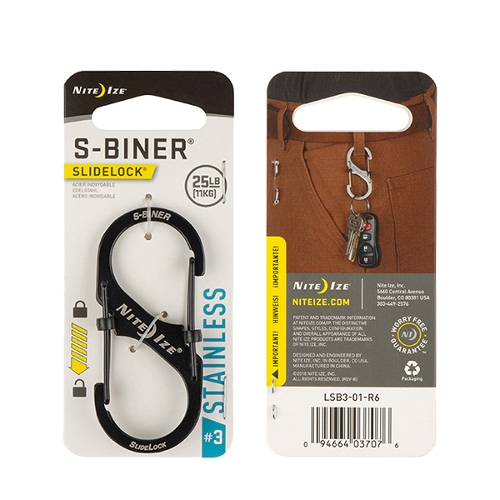 (NITE IZE)�ʥ��ȥ����� S�Х��ʡ�#3 ���饤�ɥ��å� �֥�å�