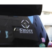 (S'more) スモア スモアステッカー (ホワイト）15*15|(S'more) スモア|アウトドアブランド(R-S)