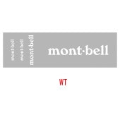 (mont-bell)モンベル ステッカー #13 転写タイプ (ホワイト)|(montbell)モンベル|アウトドアブランド(M-N)