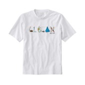(L.L.Bean)���륨��ӡ��� Lakewash Organic Cotton Graphic Short Sleeve Tee (White/L.L.Bean Camp)