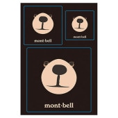 (mont-bell)モンベル ステッカー モンタベアセット (ブラック)|(mont-bell)モンベル |アウトドアブランド(M-N)