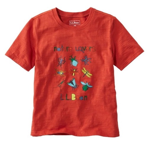 (L.L.Bean)���륨��ӡ��� Graphic Tee Glow in the Dark Kids' (Paprika Nature Lovers) S 8