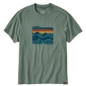 (L.L.Bean)���륨��ӡ��� Everyday SunSmart Tee Short Sleeve Graphic Men's Regular  (Sea Green Mountain Sky)